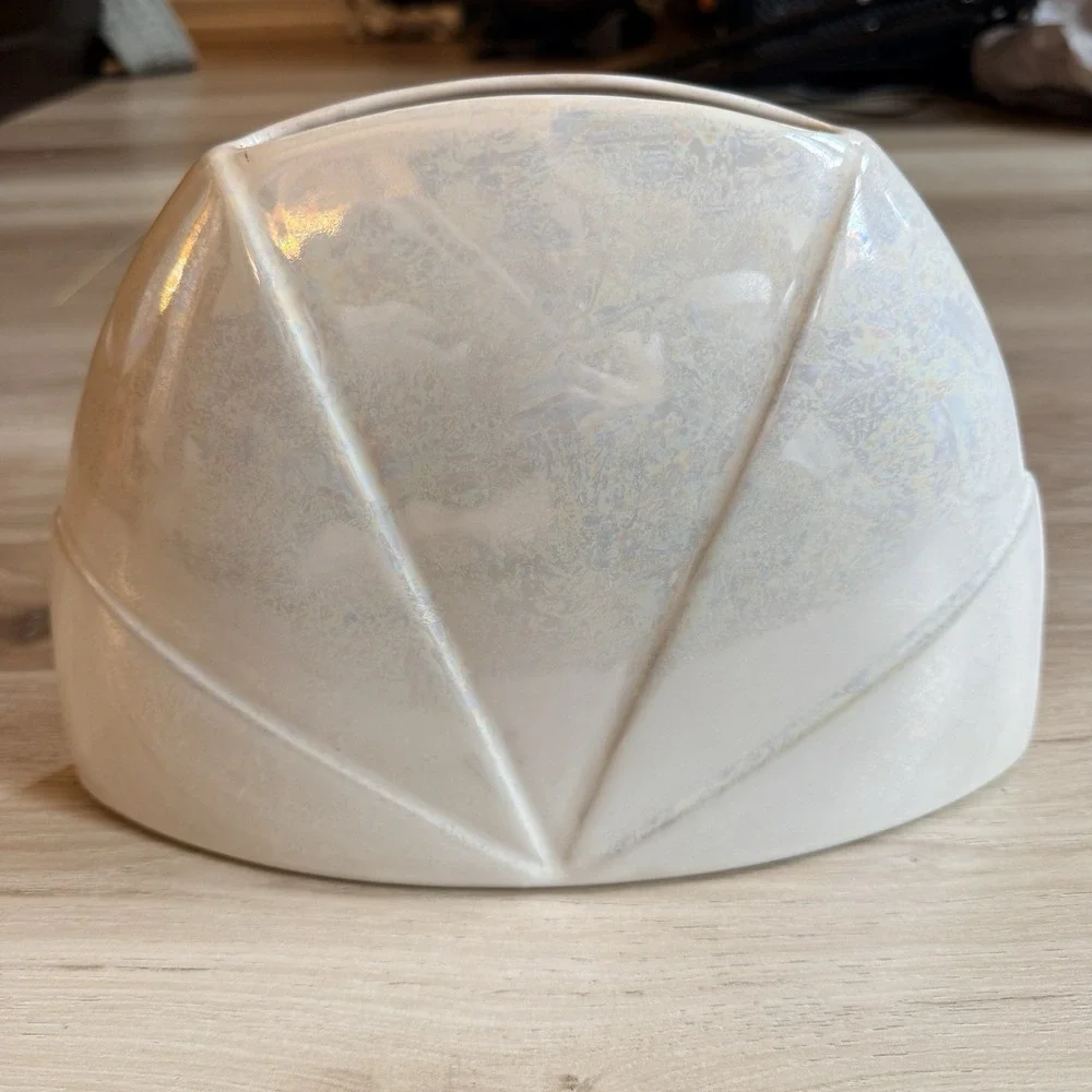 80's Pearly Ceramic Vase for Home Decor Vandor 1985